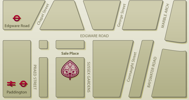 Map of Satay House location